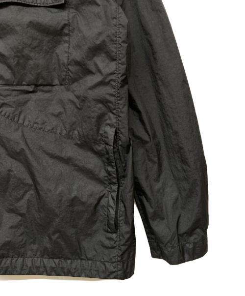 STONE ISLAND（ストーンアイランド）STONE ISLAND (ストーンアイランド) 22SS ガーメントダイコーティングナイロンジップフーディ ブラック サイズ:XXLの古着・服飾アイテム