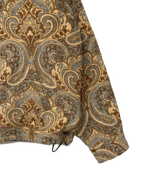 cheers（チアーズ）cheers (チアーズ) ペイズリー柄スウィングトップ ブラウン サイズ:XLの古着・服飾アイテム