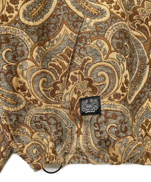 cheers（チアーズ）cheers (チアーズ) ペイズリー柄スウィングトップ ブラウン サイズ:XLの古着・服飾アイテム
