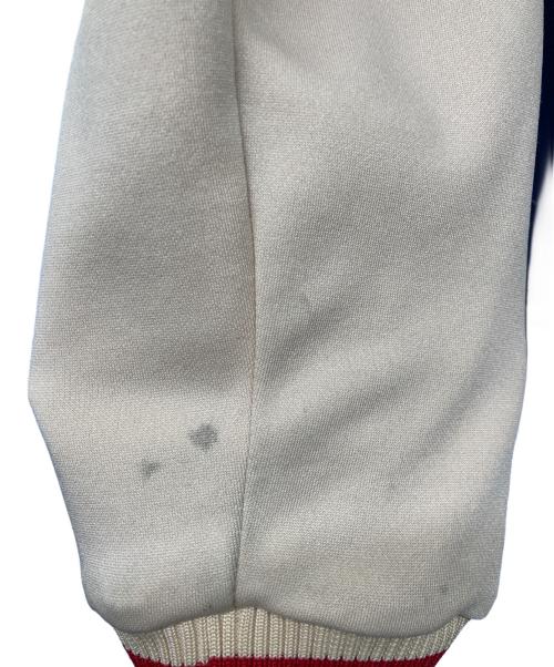 TED COMPANY（テッドカンパニー）TED COMPANY (テッドカンパニー) ジップアップジャージ DEVILS ATTACK ベージュ×ネイビー サイズ:Mの古着・服飾アイテム