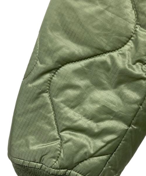 ALPHA（アルファ）ALPHA (アルファ) リブキルトジャケット パッチドWAPPEN グリーン サイズ:ＸＬの古着・服飾アイテム