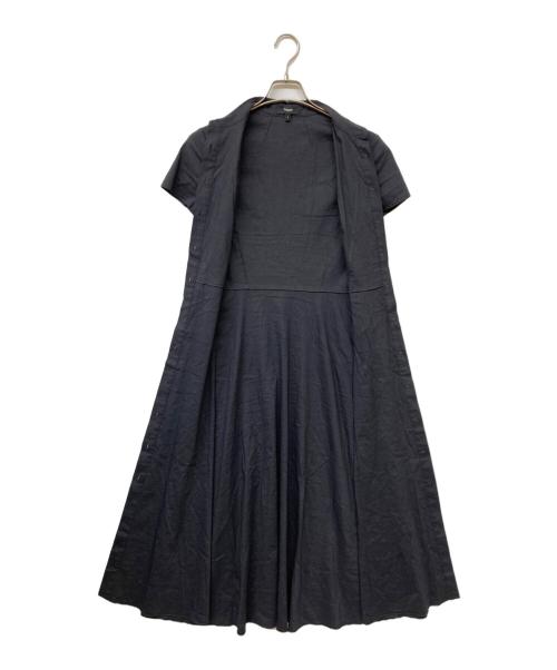 theory（セオリー）theory (セオリー) GOOD CRUNCH W SS BD MIDI DR B ネイビー サイズ:SIZE 0の古着・服飾アイテム