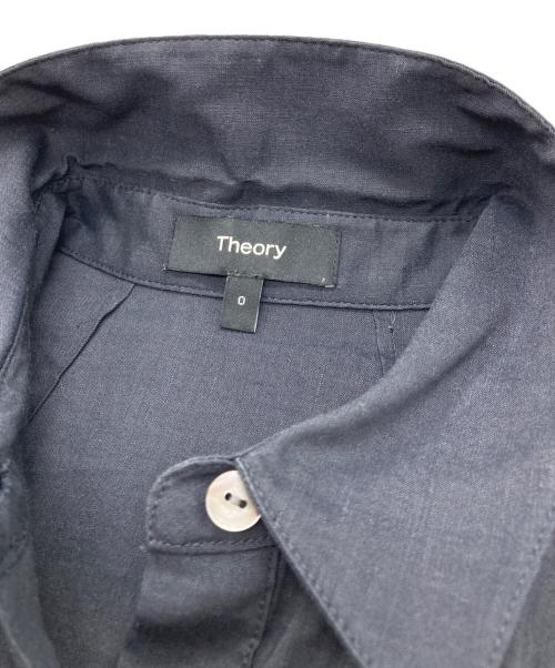 theory（セオリー）theory (セオリー) GOOD CRUNCH W SS BD MIDI DR B ネイビー サイズ:SIZE 0の古着・服飾アイテム