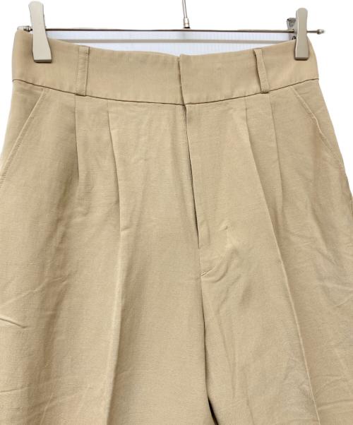 uncrave（アンクレイヴ）uncrave (アンクレイヴ) クリスピーリネン パンツ ベージュ サイズ:１の古着・服飾アイテム