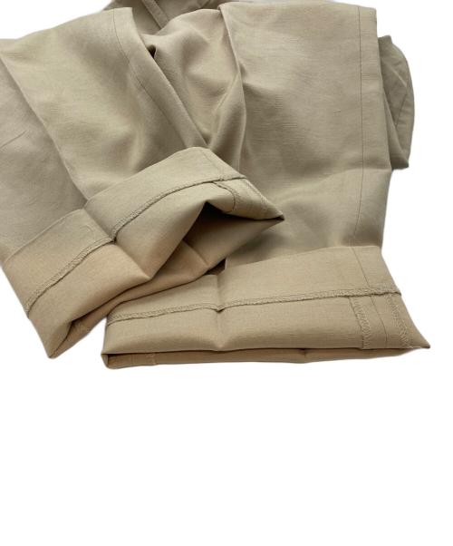 uncrave（アンクレイヴ）uncrave (アンクレイヴ) クリスピーリネン パンツ ベージュ サイズ:１の古着・服飾アイテム