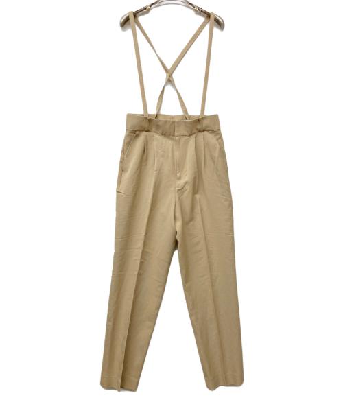 uncrave（アンクレイヴ）uncrave (アンクレイヴ) クリスピーリネン パンツ ベージュ サイズ:１の古着・服飾アイテム