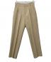 uncrave（アンクレイヴ）の古着「クリスピーリネン パンツ」｜ベージュ