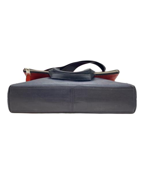 COACH（コーチ）COACH (コーチ) FOLDOVER TOTE レッド×ネイビー サイズ:-の古着・服飾アイテム