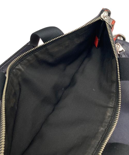 COACH（コーチ）COACH (コーチ) FOLDOVER TOTE レッド×ネイビー サイズ:-の古着・服飾アイテム