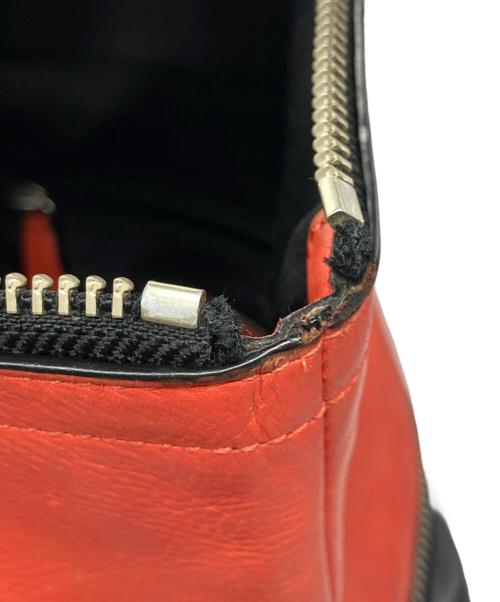 COACH（コーチ）COACH (コーチ) FOLDOVER TOTE レッド×ネイビー サイズ:-の古着・服飾アイテム