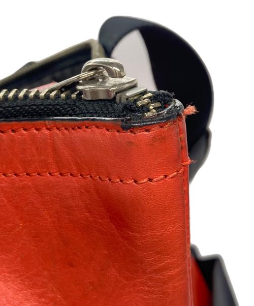 COACH（コーチ）COACH (コーチ) FOLDOVER TOTE レッド×ネイビー サイズ:-の古着・服飾アイテム