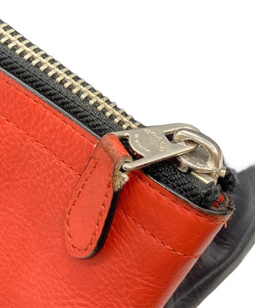 COACH（コーチ）COACH (コーチ) FOLDOVER TOTE レッド×ネイビー サイズ:-の古着・服飾アイテム