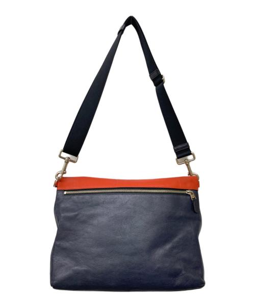 COACH（コーチ）COACH (コーチ) FOLDOVER TOTE レッド×ネイビー サイズ:-の古着・服飾アイテム