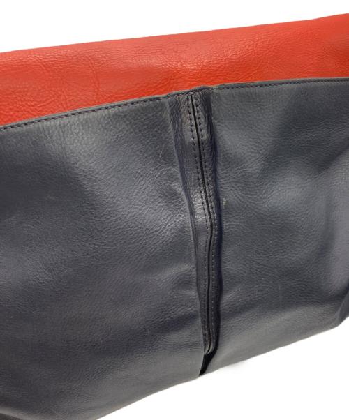 COACH（コーチ）COACH (コーチ) FOLDOVER TOTE レッド×ネイビー サイズ:-の古着・服飾アイテム