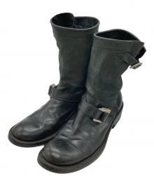 ISAMU KATAYAMA BACKLASH（イサムカタヤマ・バックラッシュ）の古着「ストラップエンジニアブーツ」｜ブラック