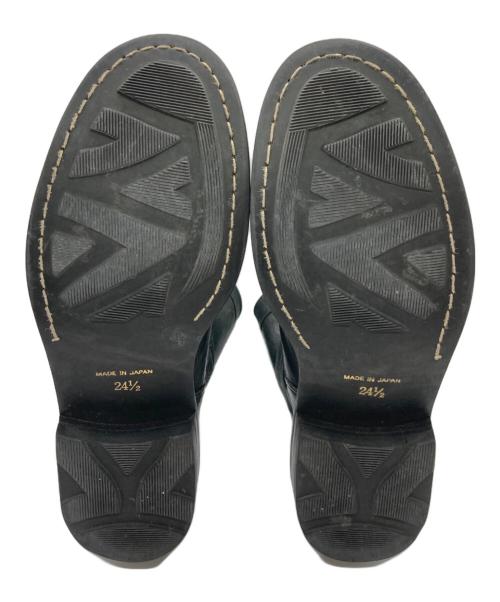 ISAMU KATAYAMA BACKLASH（イサムカタヤマ・バックラッシュ）ISAMU KATAYAMA BACKLASH (イサムカタヤマ・バックラッシュ) ストラップエンジニアブーツ ブラック サイズ:24 1/2の古着・服飾アイテム