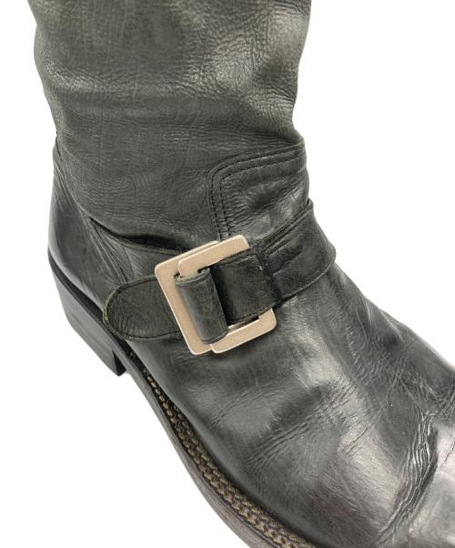 ISAMU KATAYAMA BACKLASH（イサムカタヤマ・バックラッシュ）ISAMU KATAYAMA BACKLASH (イサムカタヤマ・バックラッシュ) ストラップエンジニアブーツ ブラック サイズ:24 1/2の古着・服飾アイテム