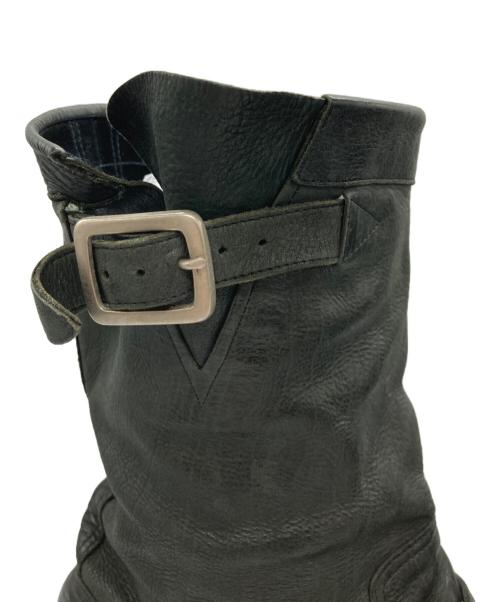 ISAMU KATAYAMA BACKLASH（イサムカタヤマ・バックラッシュ）ISAMU KATAYAMA BACKLASH (イサムカタヤマ・バックラッシュ) ストラップエンジニアブーツ ブラック サイズ:24 1/2の古着・服飾アイテム