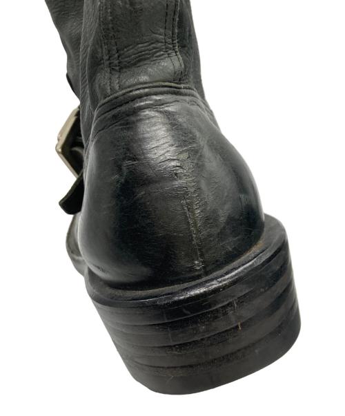 ISAMU KATAYAMA BACKLASH（イサムカタヤマ・バックラッシュ）ISAMU KATAYAMA BACKLASH (イサムカタヤマ・バックラッシュ) ストラップエンジニアブーツ ブラック サイズ:24 1/2の古着・服飾アイテム