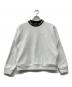 BEAMS GOLF（ビームスゴルフ）の古着「22AW 襟ロゴ 裏フリース プルオーバーシャツ」｜ホワイト