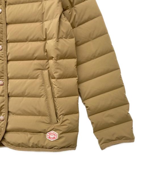 VINCENT ET MIREILLE（ヴァンソンエミレイユ）VINCENT ET MIREILLE (ヴァンソンエミレイユ) ステッチレスダウンカーディガン ベージュ サイズ:36の古着・服飾アイテム