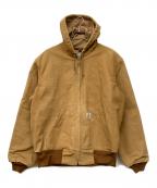 CarHarttカーハート）の古着「00s USA製 アクティブジャケット」｜ブラウン