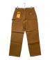 CarHartt (カーハート) ダブルニーパンツ ブラウン サイズ:34×30：10000円