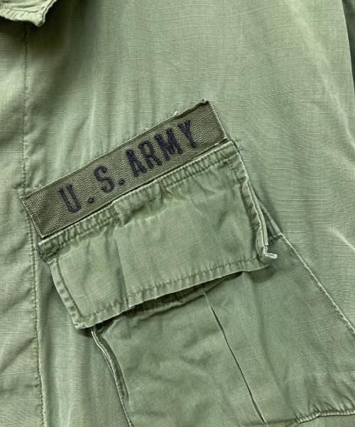 VINTAGE MILITARY（ヴィンテージ ミリタリー）VINTAGE MILITARY (ヴィンテージ ミリタリー) 60s US ARMY (ユーエスアーミー)ヴィンテージリップストップ 3rd ジャングルファティーグ オリーブ サイズ:LARGE SHORTの古着・服飾アイテム