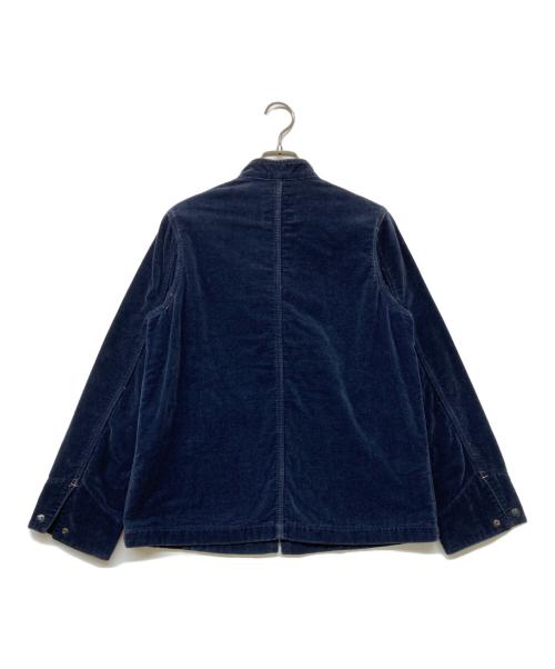 Hysteric Glamour（ヒステリックグラマー）Hysteric Glamour (ヒステリックグラマー) 90s ベロアライダースジャケット ネイビー サイズ:Freeの古着・服飾アイテム