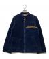 Hysteric Glamour（ヒステリックグラマー）の古着「90s ベロアライダースジャケット」｜ネイビー