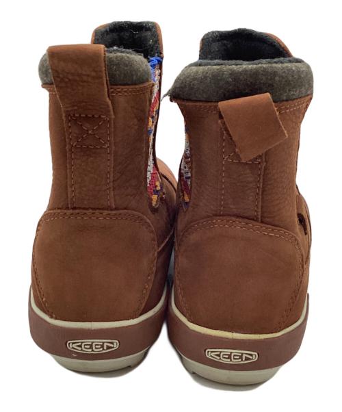 KEEN（キーン）KEEN (キーン) ELSA II CHELSEA BOOT(エルサ ツー チェルシー ブーツ) ブラウン サイズ:size24.5㎝の古着・服飾アイテム