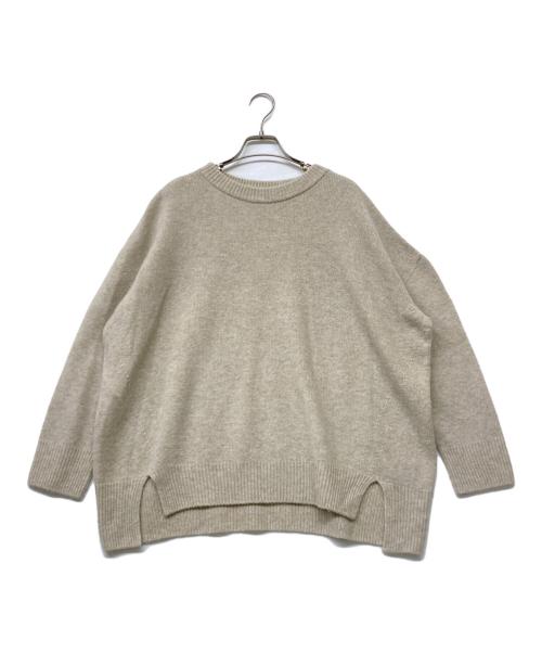 IENA（イエナ）IENA (イエナ) 21AW ウールカシミヤワイド長袖プルオーバー ベージュ サイズ:Freeの古着・服飾アイテム