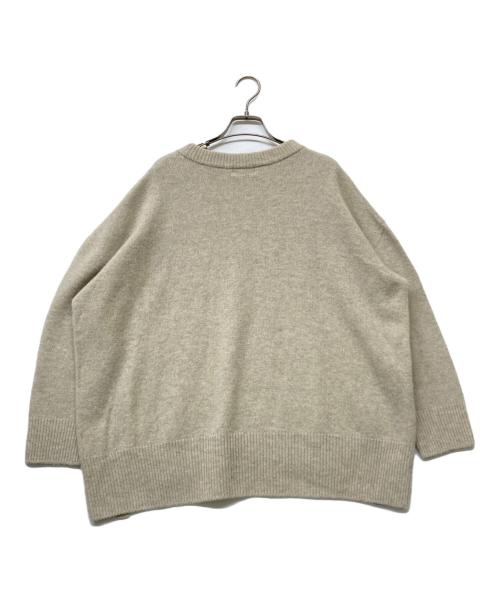 IENA（イエナ）IENA (イエナ) 21AW ウールカシミヤワイド長袖プルオーバー ベージュ サイズ:Freeの古着・服飾アイテム