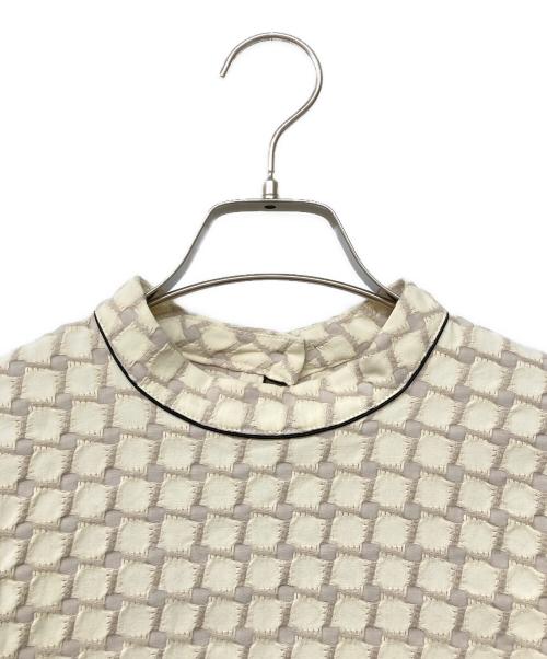 TODAYFUL（トゥデイフル）TODAYFUL (トゥデイフル) Openshoulder Jacquard Blouse アイボリー サイズ:Fの古着・服飾アイテム