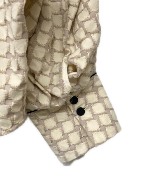 TODAYFUL（トゥデイフル）TODAYFUL (トゥデイフル) Openshoulder Jacquard Blouse アイボリー サイズ:Fの古着・服飾アイテム