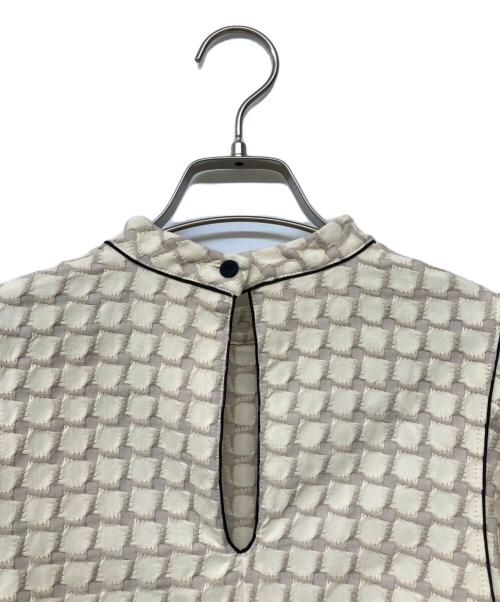 TODAYFUL（トゥデイフル）TODAYFUL (トゥデイフル) Openshoulder Jacquard Blouse アイボリー サイズ:Fの古着・服飾アイテム