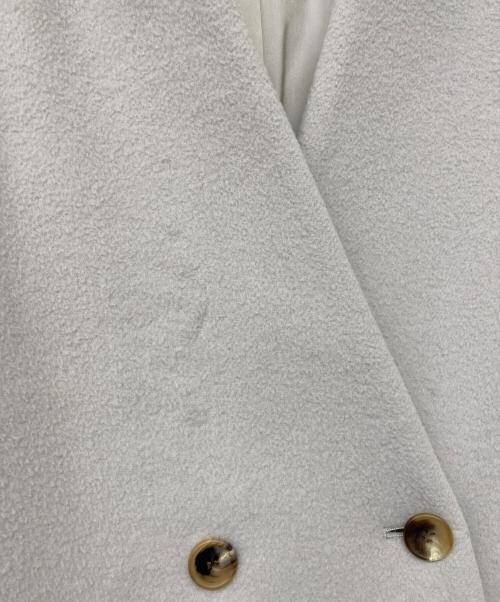 Whim Gazette（ウィムガゼット）Whim Gazette (ウィムガゼット) メリンプロングコート ホワイト サイズ:Fの古着・服飾アイテム