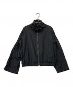 theoryセオリー）の古着「22SS Tech Lawn Raglan Anorak(トゥエンティトゥー・エスエス・テック・ローン・ラグラン・アノラック)」｜ブラック