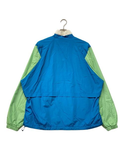 LOEFF（ロエフ）LOEFF (ロエフ) オーバーサイズトラックジャケット ホワイト×ブルー×グリーン サイズ:Mの古着・服飾アイテム