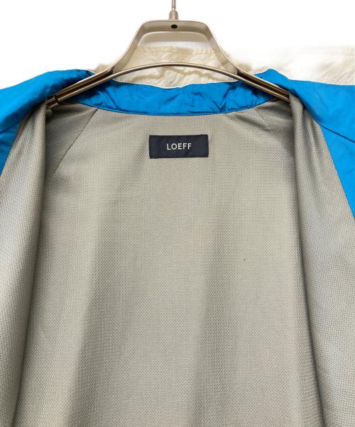 LOEFF（ロエフ）LOEFF (ロエフ) オーバーサイズトラックジャケット ホワイト×ブルー×グリーン サイズ:Mの古着・服飾アイテム