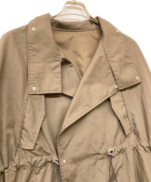 Adam et Rope（アダム エ ロペ）Adam et Rope (アダム エ ロペ) 24SS スタンドカラーハーフモッズコート ブラウン サイズ:FREEの古着・服飾アイテム