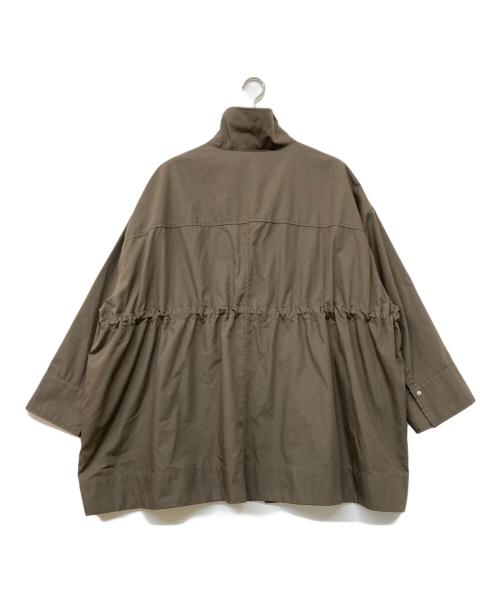 Adam et Rope（アダム エ ロペ）Adam et Rope (アダム エ ロペ) 24SS スタンドカラーハーフモッズコート ブラウン サイズ:FREEの古着・服飾アイテム