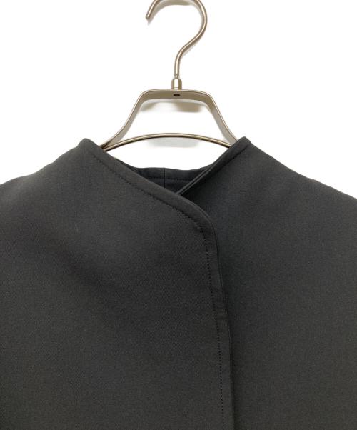 ELENDEEK（エレンディーク）ELENDEEK (エレンディーク) TRIPLE CLOTH LONG GILET(トリプル・クロス・ロング・ジレ) ブラック サイズ:Fの古着・服飾アイテム
