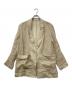 SALON adam et rope'（サロンアダムエロペ）の古着「シアーリネンオーバージャケット」｜ベージュ