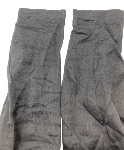 SALON adam et rope'（サロンアダムエロペ）SALON adam et rope' (サロンアダムエロペ) シアーリネンオーバージャケット ブラック サイズ:Mの古着・服飾アイテム