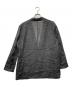 SALON adam et rope' (サロンアダムエロペ) シアーリネンオーバージャケット ブラック サイズ:M：6000円