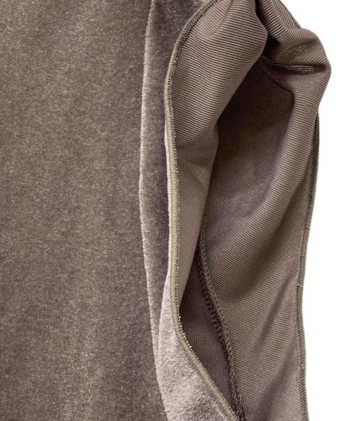 Noble（ノーブル）Noble (ノーブル) 25SS シアーベロアキャップスリーブTee ブラウン サイズ:FREE 未使用品の古着・服飾アイテム