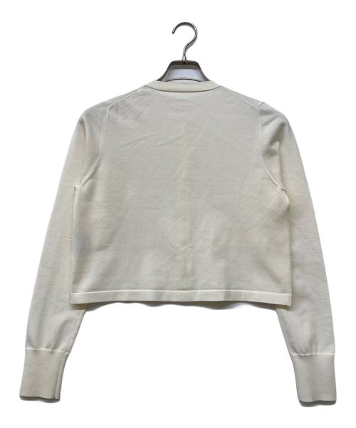 anuans（アニュアンス）anuans (アニュアンス) 24AW ベーシッククルーネックカーディガン ホワイト サイズ:FREEの古着・服飾アイテム
