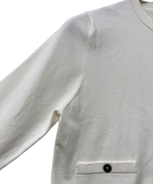 anuans（アニュアンス）anuans (アニュアンス) 24AW ベーシッククルーネックカーディガン ホワイト サイズ:FREEの古着・服飾アイテム