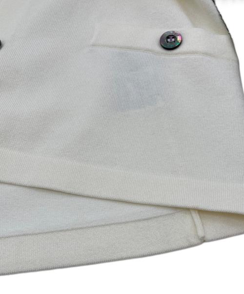 anuans（アニュアンス）anuans (アニュアンス) 24AW ベーシッククルーネックカーディガン ホワイト サイズ:FREEの古着・服飾アイテム